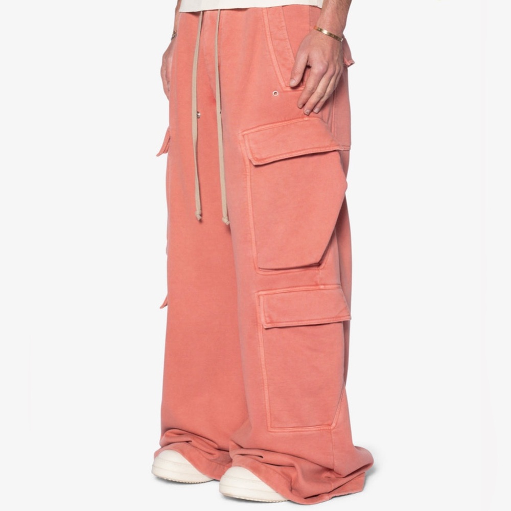 Men's Coral Cargo Pants\ RAVE DOUBLE CARGO SWEATPANTS